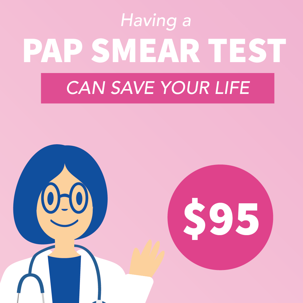 Pap smear test can detect abnormal cells in the cervix before they become cancerous.