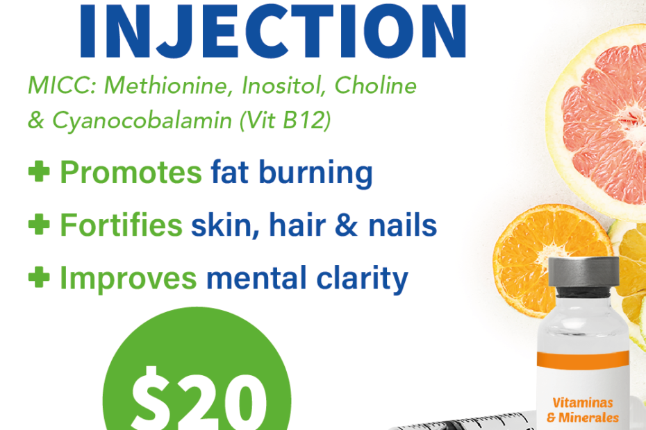 The Skinny injection contains a mixture of vitamins and amino acids that promotes fat burning in the body.